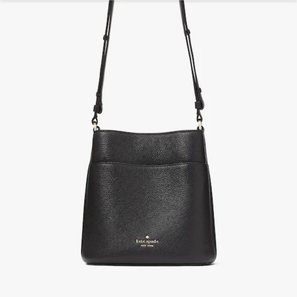 Kate Spade Leila Small Bucket Bag
COLOR:
Black 
NWT - Picture 6 of 16